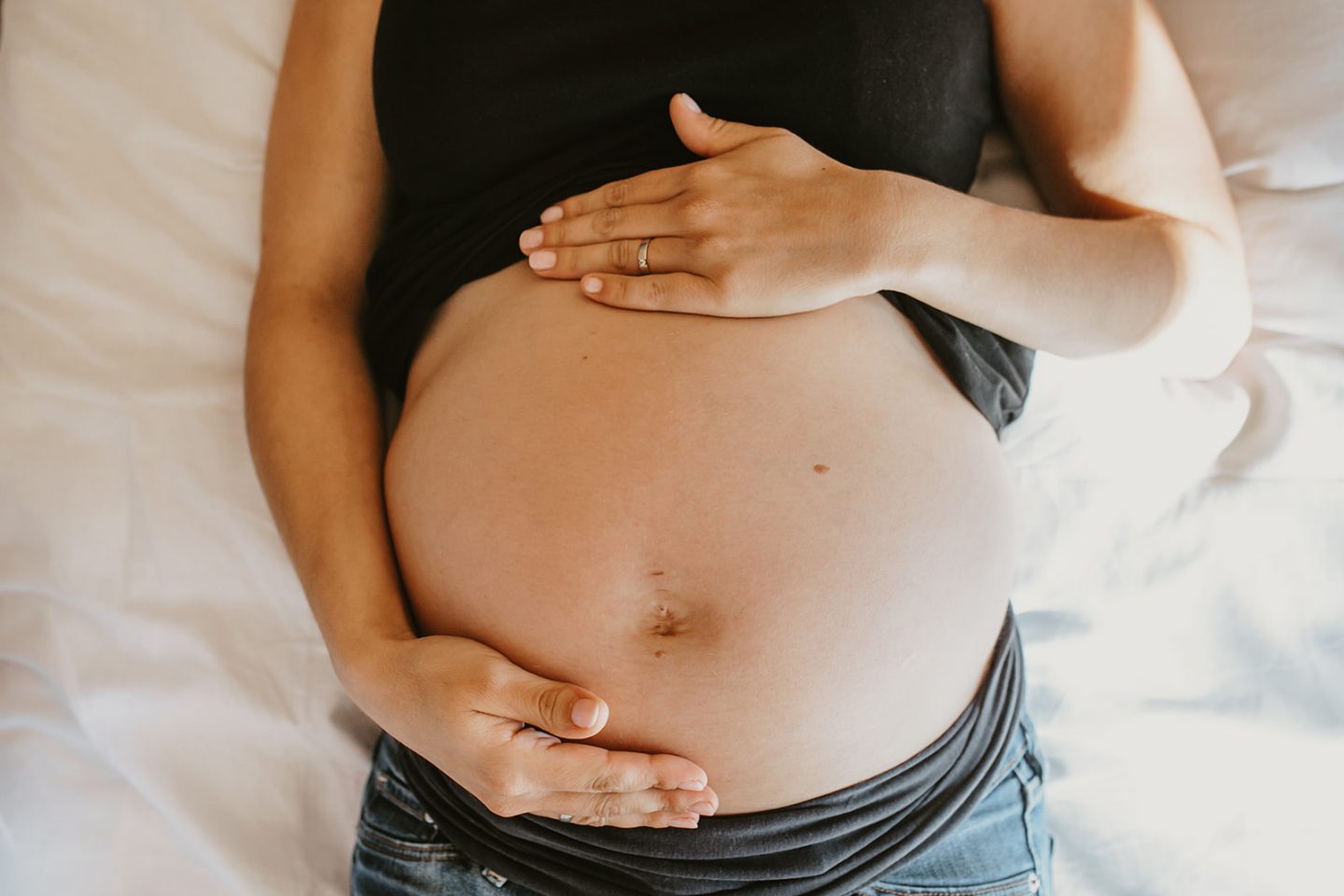 Babybauch in der Schwangerschaft